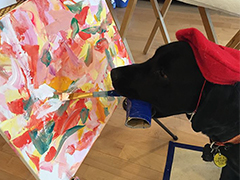 美国这只狗成精了！作画卖到200美元，被赞