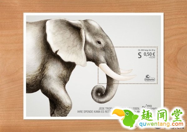 这组动物邮票 你忍心撕下吗？