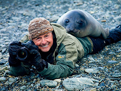 摄影师与野生动物之间的逗趣时刻 这是一