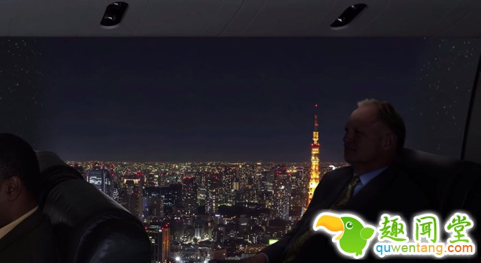 未来没有窗户的全景飞机，更真实的体验空中之旅--阿里百秀