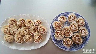 超赞！玫瑰花饺子你见过吗？ 加上红色酱
