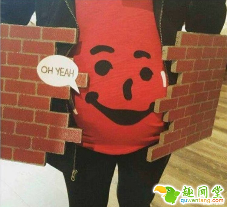 万圣节装扮最大赢家是孕妇妈妈，让你笑到哭吓到哭