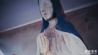 诡异！教堂内圣母像竟无故流出血泪，真的