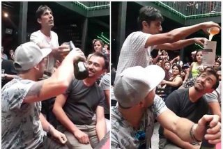 智利一大学生啤酒魔术疯传网络 数百万人